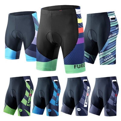Cycling shorts bike shorts with different printing