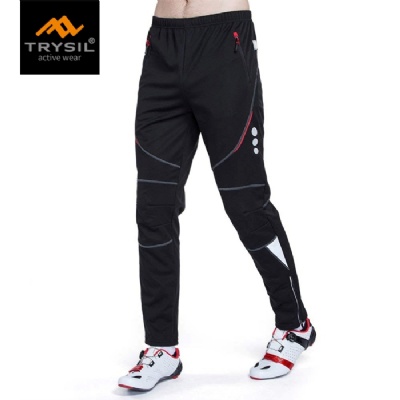 MENS VELVET CYCLING PANTS CLIMBING TROUSERS HIKING LONG PANTS