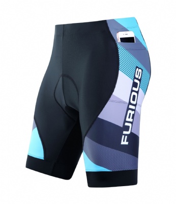 3D Cutting Men Padded Cycling Shorts